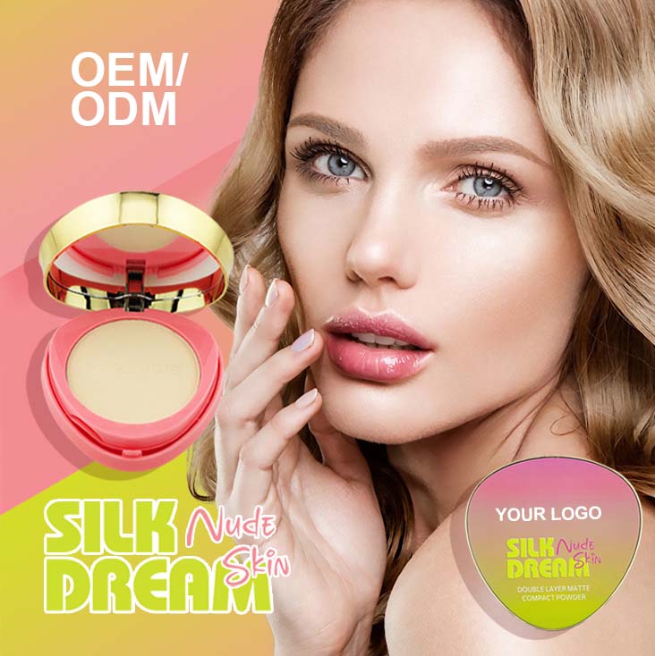 High Quality Double Full Coverage Waterproof Whitening Cushion Powder Foundation Oil-control Vegan Concealer Custom Makeup