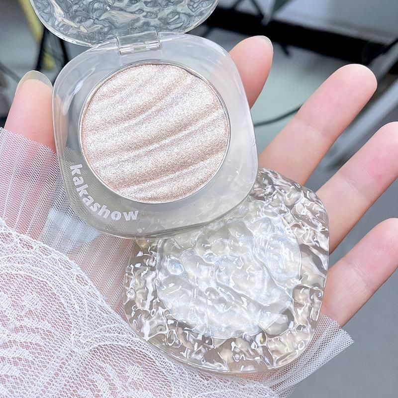 CVZ Low MOQ Single Color Highlighter Powder Flashing Contour Delicate Pearlescent Brightening Glitter Shimmering Powder
