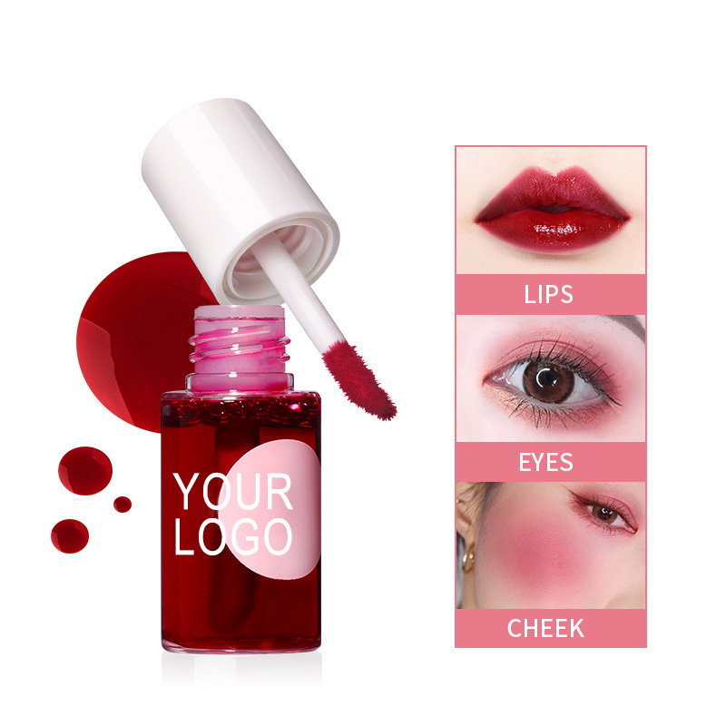 Private Label Lip Tint Makeup Cosmetics Natural Non-sticky Deeply Hydrating Smooth Plumped Lip Gloss