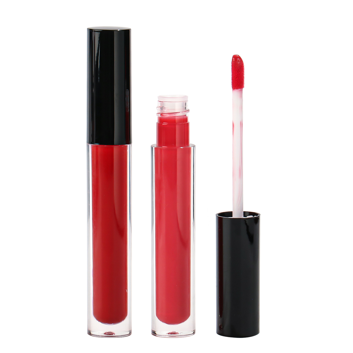Permanent Pink Lips Liquid Lip Gloss with High Pigment Shimmer and Long Lasting Vegan Matte Top Coat for Private Label