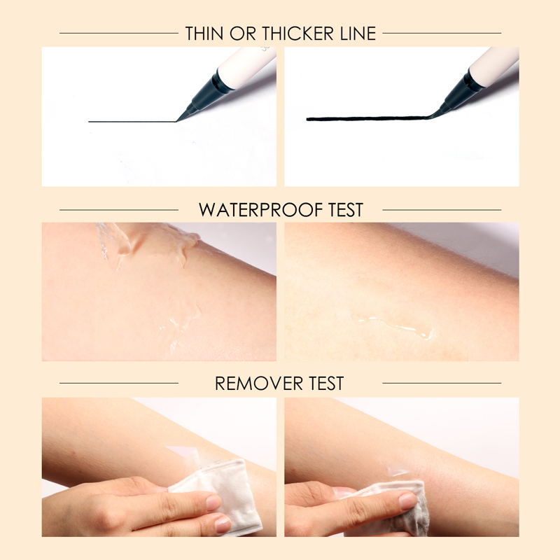 Duoduo DFA91 Fashion Private Label Eye Make up Black Long Lasting Waterproof Liquid Eyeliner