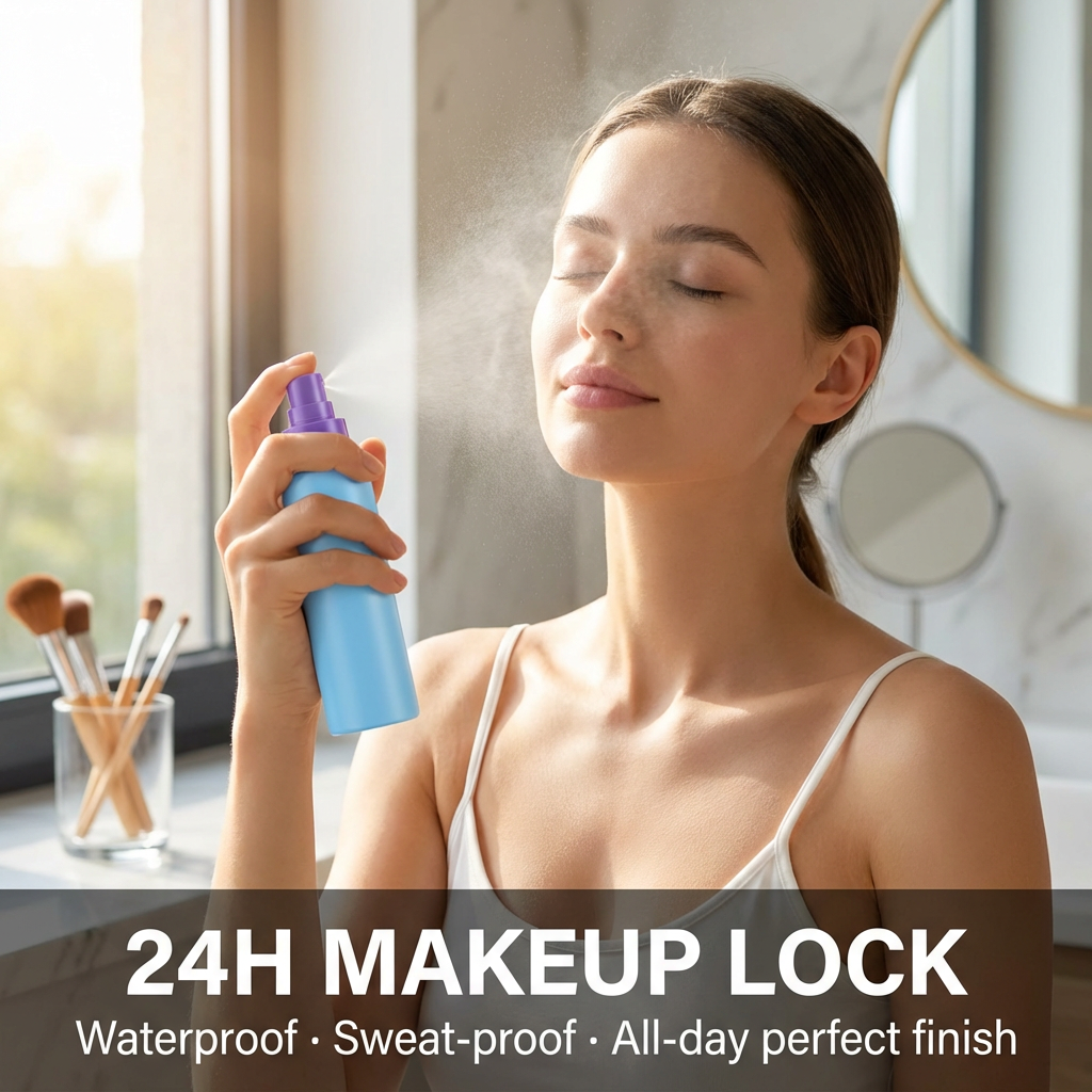 Setting Spray Makeup Private Label with Lightweight Hydration Long Lasting Makeup Setting Spray Waterproof 24 Hour Hold
