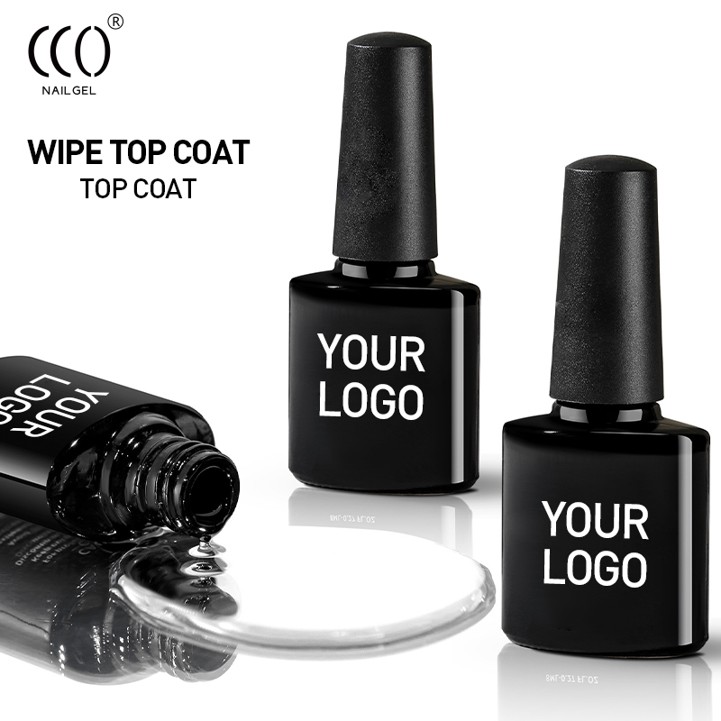 Uv Glace Cear Top Coat Diamond CCO Factory Nail Top Coat Tempered