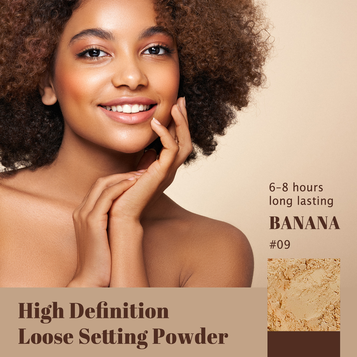 Custom 15g Pink Mineral Loose Face Highlighter Setting Powder Oil-Control Translucent SPF Light Weight Makeup With Matte Finish