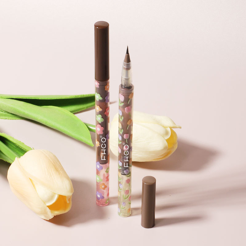 Custom Korean Makeup Lasting Waterproof 4 Color Eyeliner Stamp Private Label Glitter Matte Aegyo Sal Eye Liner Pencil