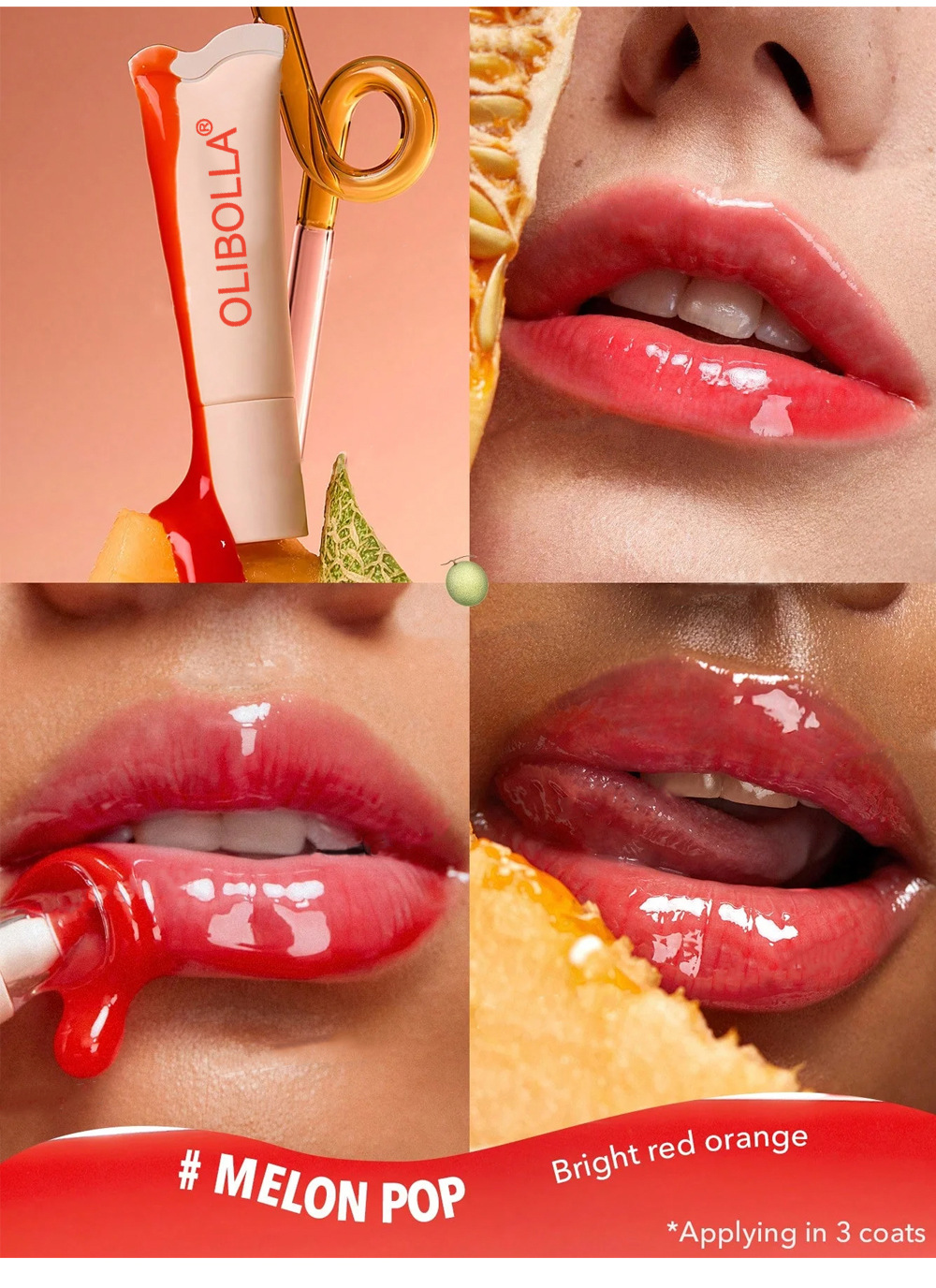 Private Label High Shine Moisturizing Nourishing Vegan Lip Glossy Long Lasting Waterproof Liquid Lip Gloss