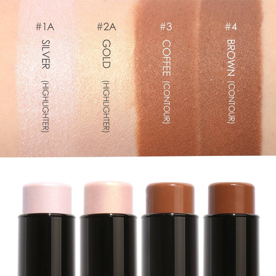 Wholesale Face Makeup Bronzer Contour Stick &amp; Highlighters Stick Long Lasting &amp; Smooth Gliding Cosmetic Moisturize Highlighter