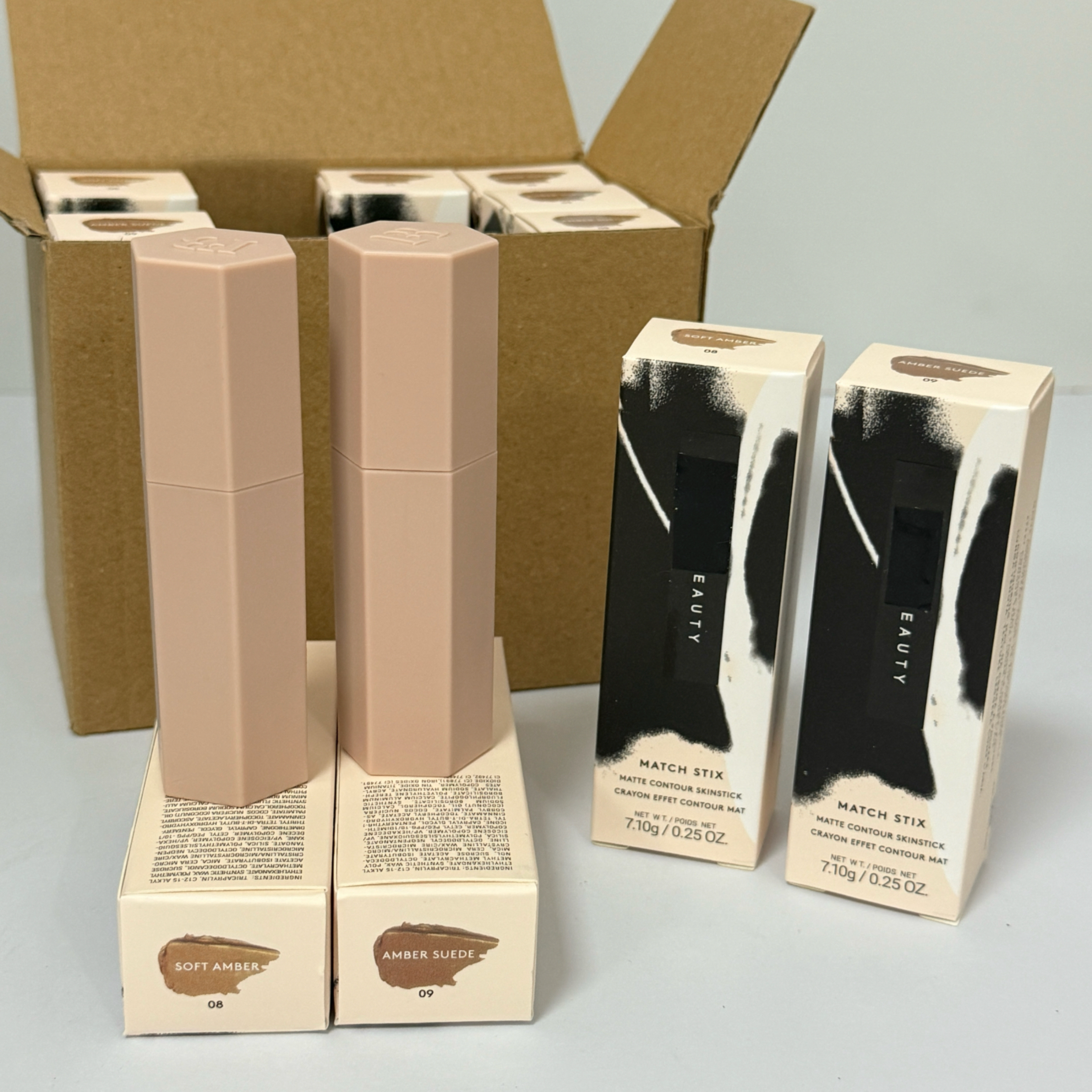 Multi-purpose Contour Pen and Highlighter, Waterproof and Long-lasting Cosmetic Face Contour Stick, FEN Makeup Bronze Stick
