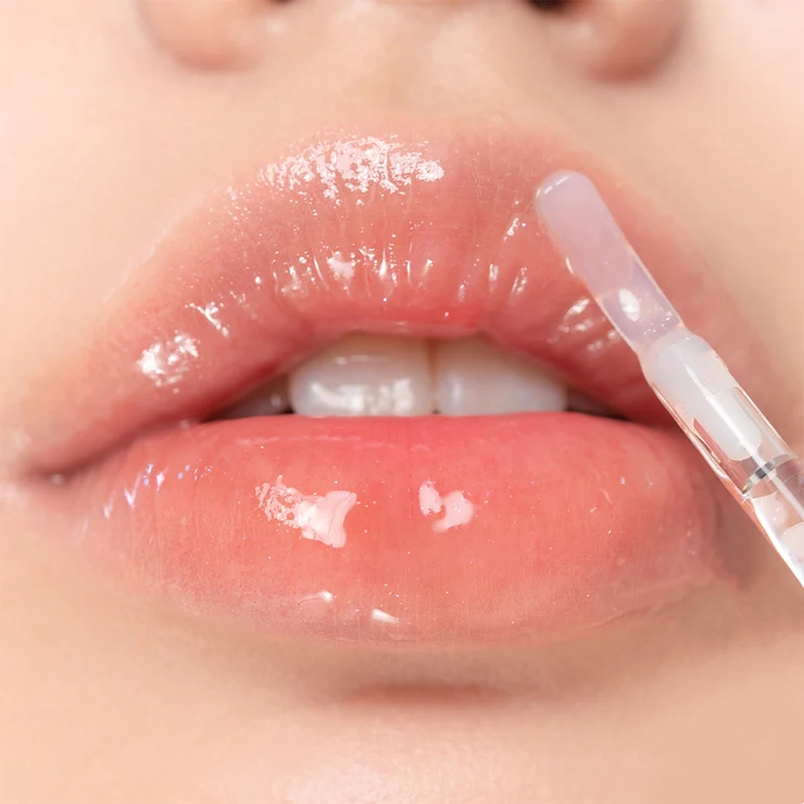 Private Label Lightweight Moisturizing Clear Lip Gloss Custom Logo Long-Wearing Glossy Lip Makeup Organic Lipstick Coat
