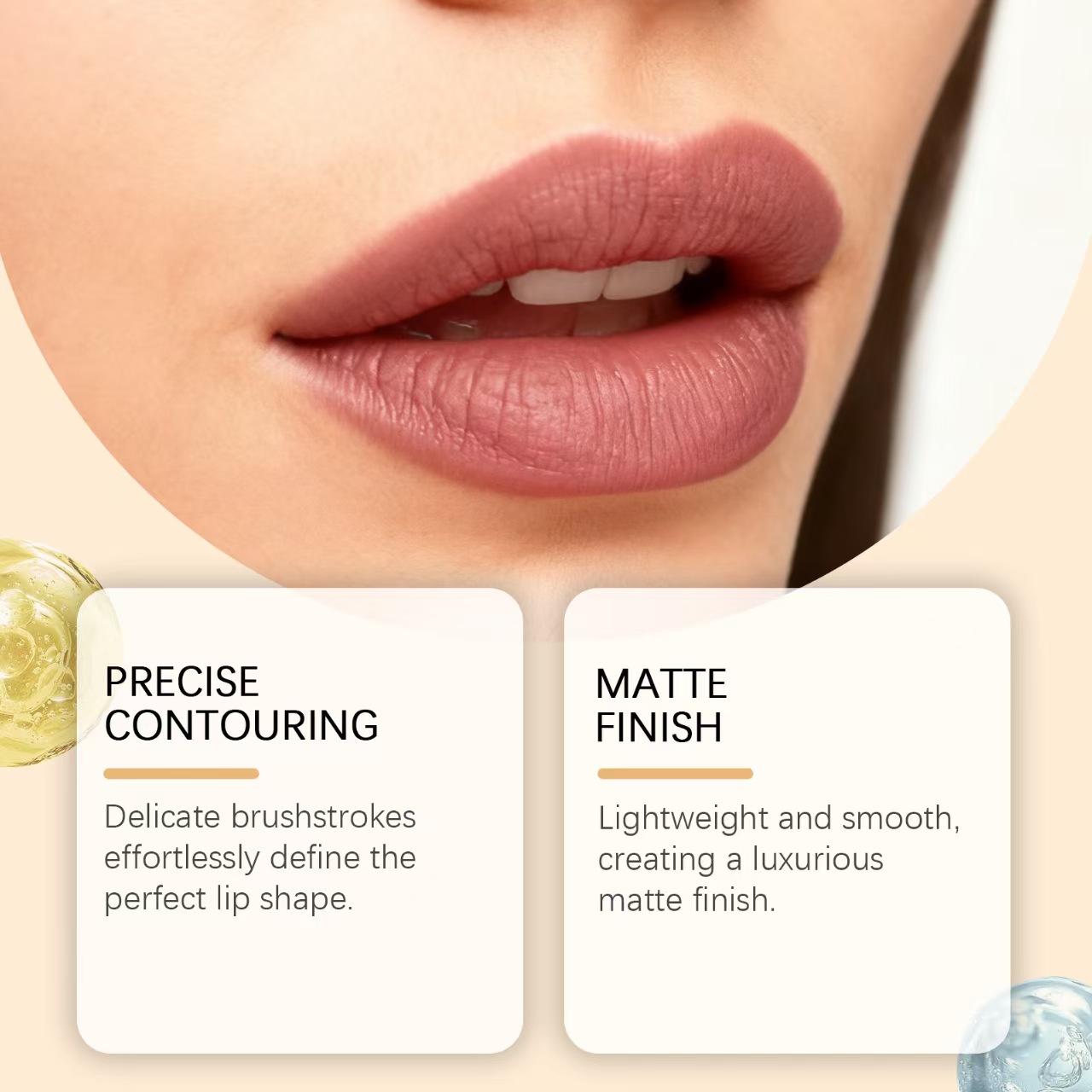 Lip Liner Pen, Smooth and Naturally Pigmented Outlines the Cupid's Bow and Creates a Smooth Three-dimensional Lip Shape