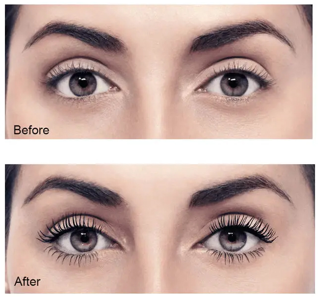 Mascara Before and After Results