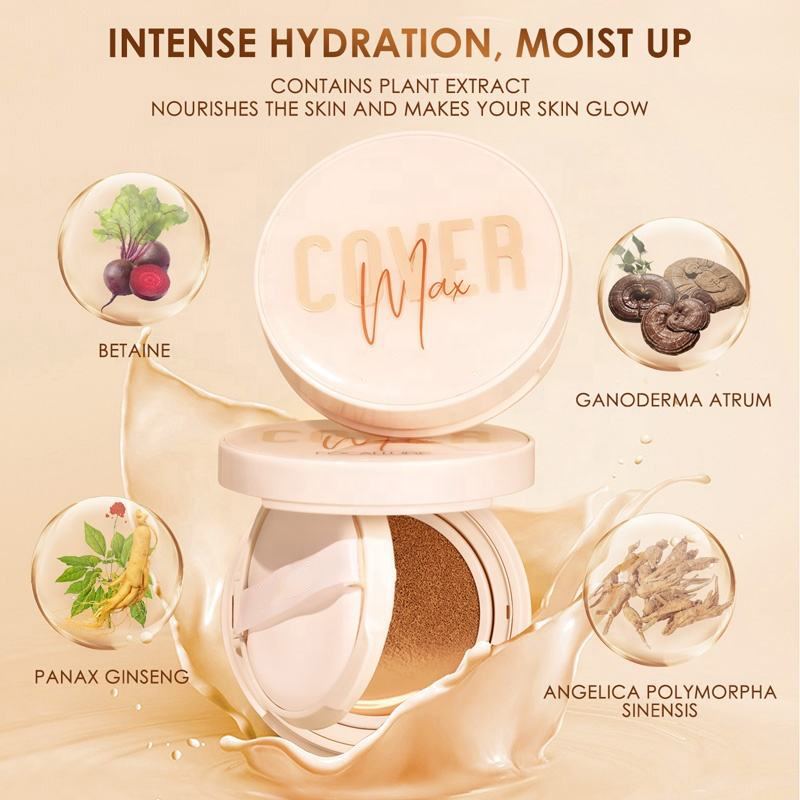 High Quality Matte BB Cushion for Sensitive Skin Sponge Cream Concealer Cushion Foundation Liquid Female