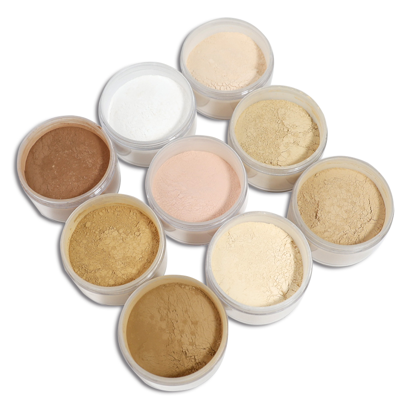 Oem Logo Vegan Oil Control Makeup Face Setting Powder Matte Pink Banana Waterproof Translucent Makeup Loose Setting Powder