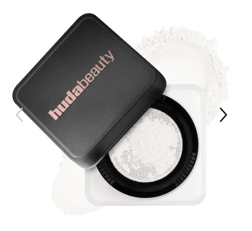 huda Oil-Control Full Coverage Makeup Setting Powder with Natural Finish Pound Cake Beauty Refreshing Finish
