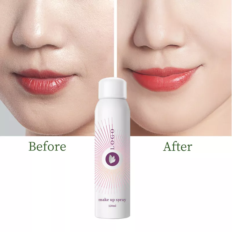 Custom Logo Seal Aerosol Makeup Fixing Spray Waterproof One Size Setting Spray Dry and Soothing Makeup Setting Spray