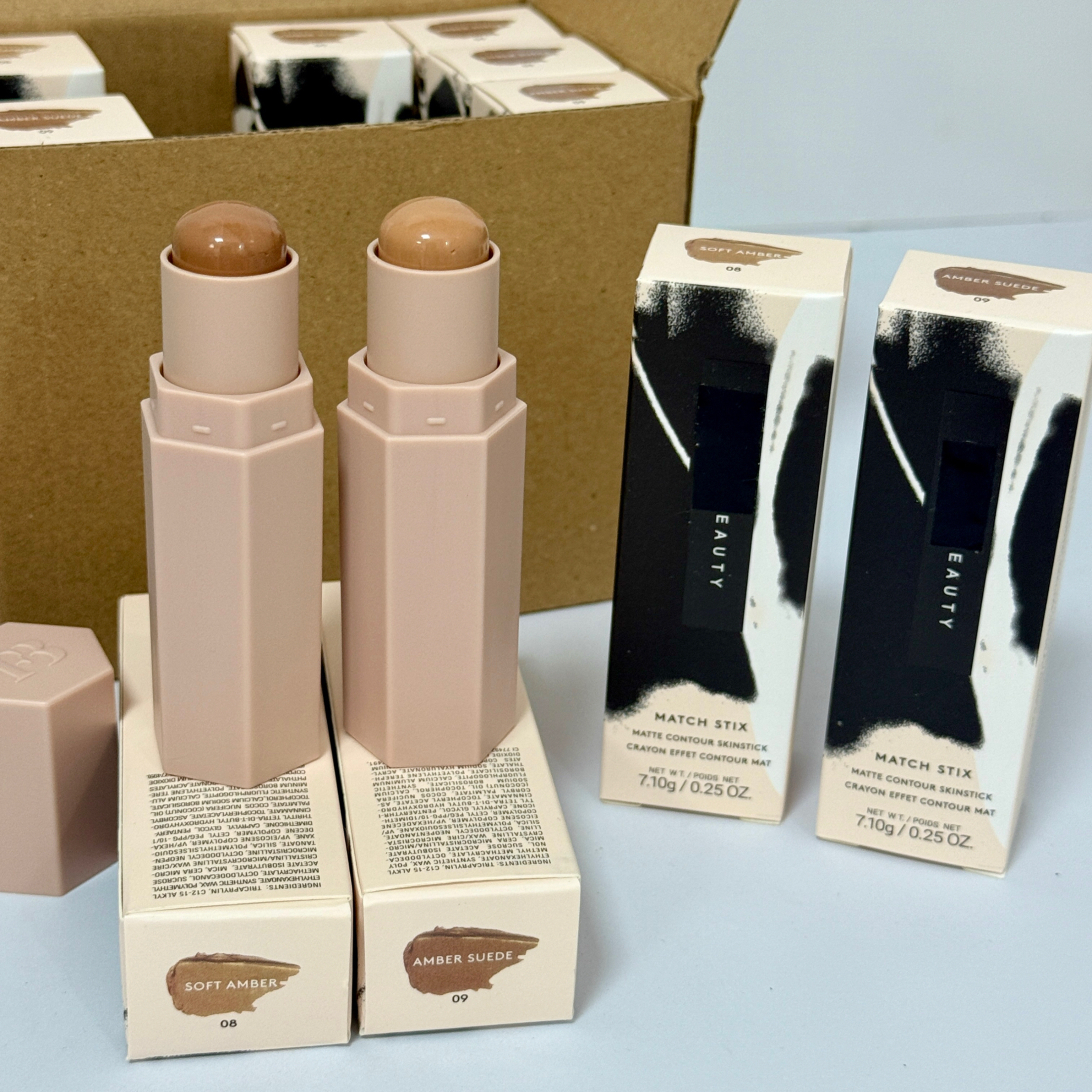 Multi-purpose Contour Pen and Highlighter, Waterproof and Long-lasting Cosmetic Face Contour Stick, FEN Makeup Bronze Stick