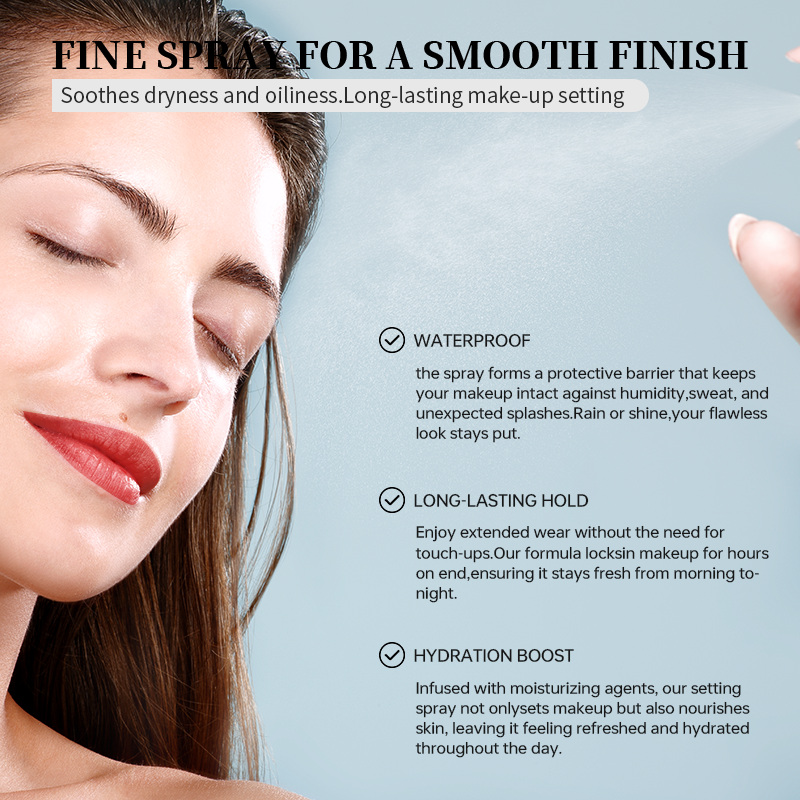Centella Centella Extract Setting Spray Moisturizes Moisturizing Lock Color Soft Does Not Hurt the Skin OEM/ODM Custom