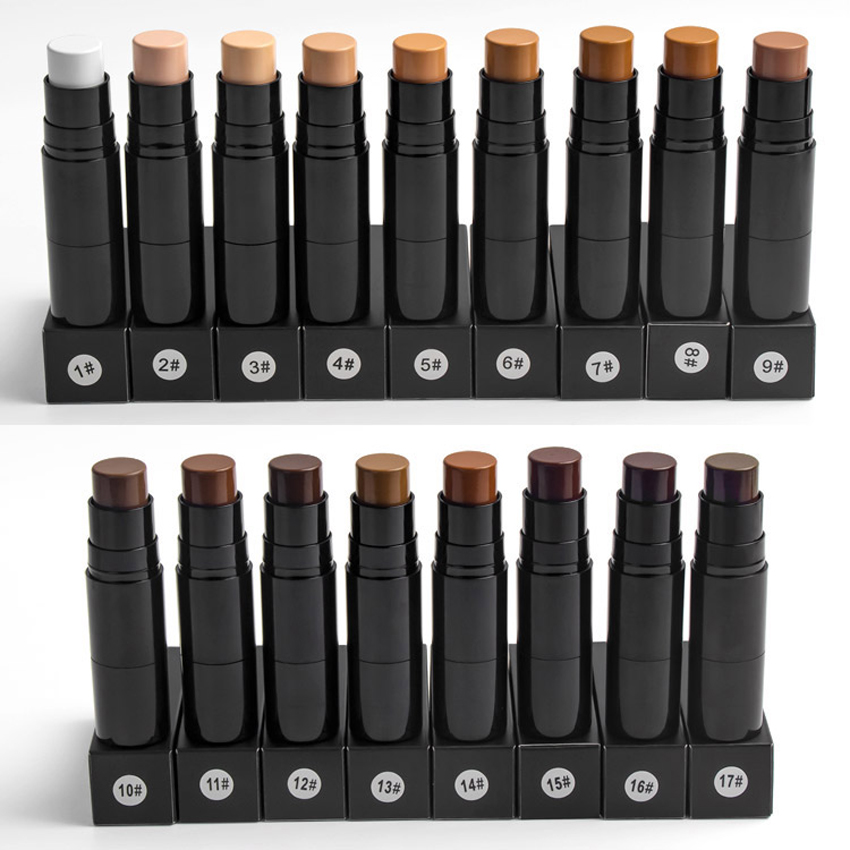 17 Colors Cream Concealer &amp; Contour Stick, Multi-Use Foundation Stick for All Skin Tones