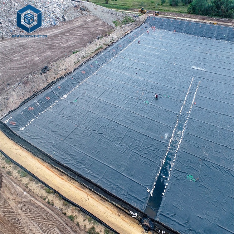 Agriculture Pond Liner Geomembrana HDPE 40 Mils for Agriculture Project in Ecuador