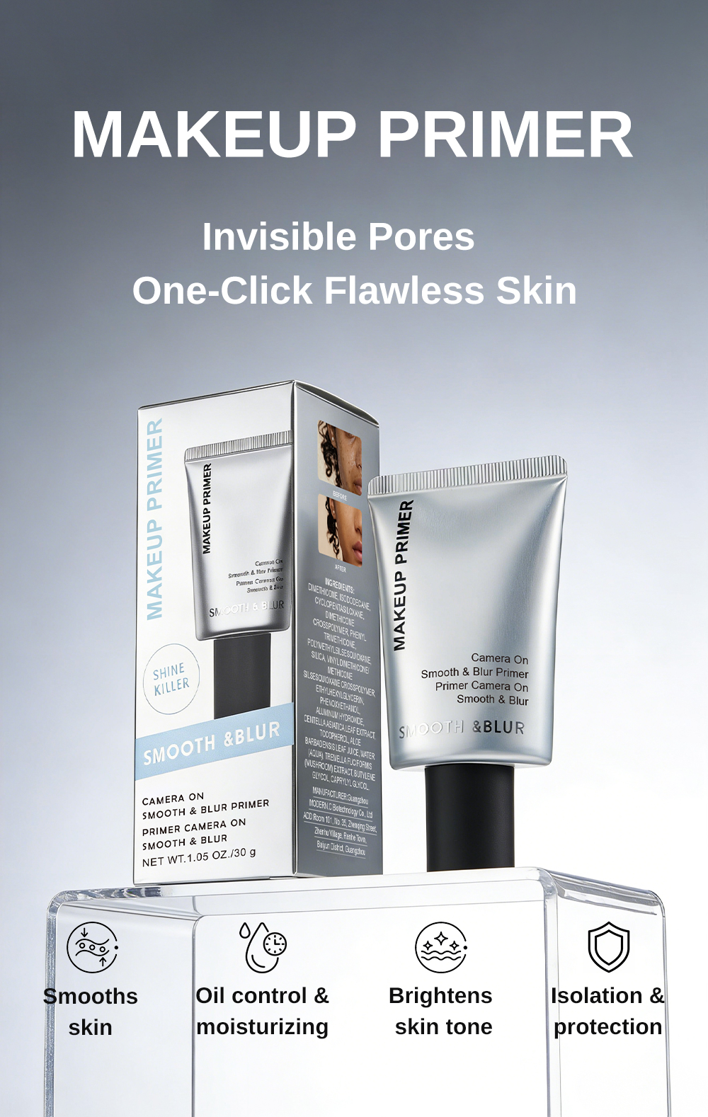 Matte Makeup Primer Display 1