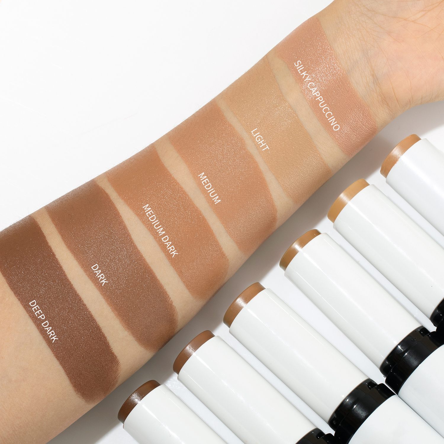 Make Your Own Brand Full Coverage Waterproof Vegan Contour Private Label Bronzer Face Makeup Cream Contour Stick With Brush