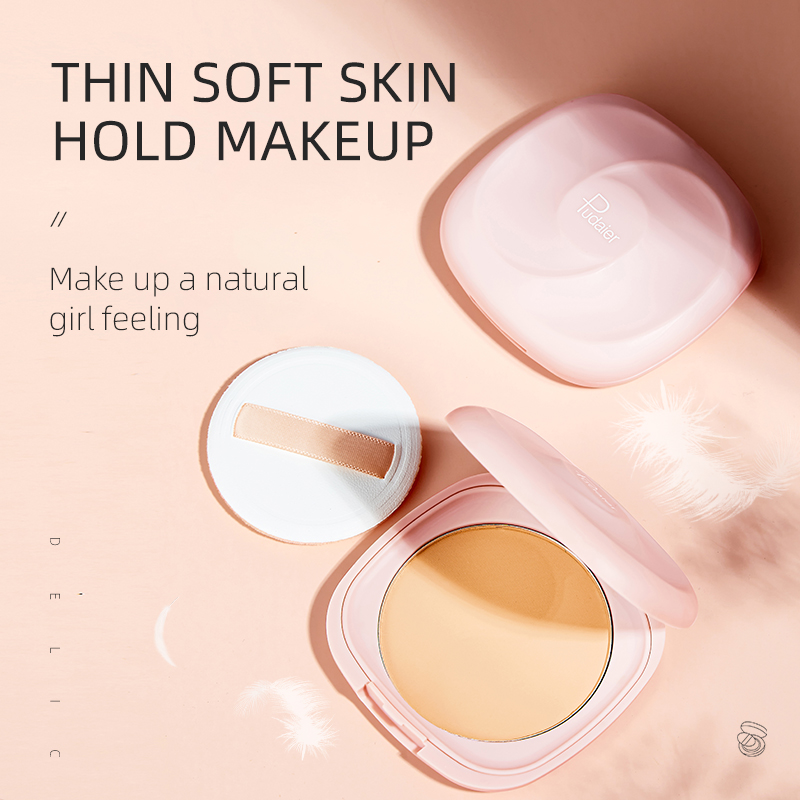 Private Label Soft Matte Long Lasting Makeup Pressed Powder Waterproof Natural Pressed Face Powder Oil-Control Setting Powder