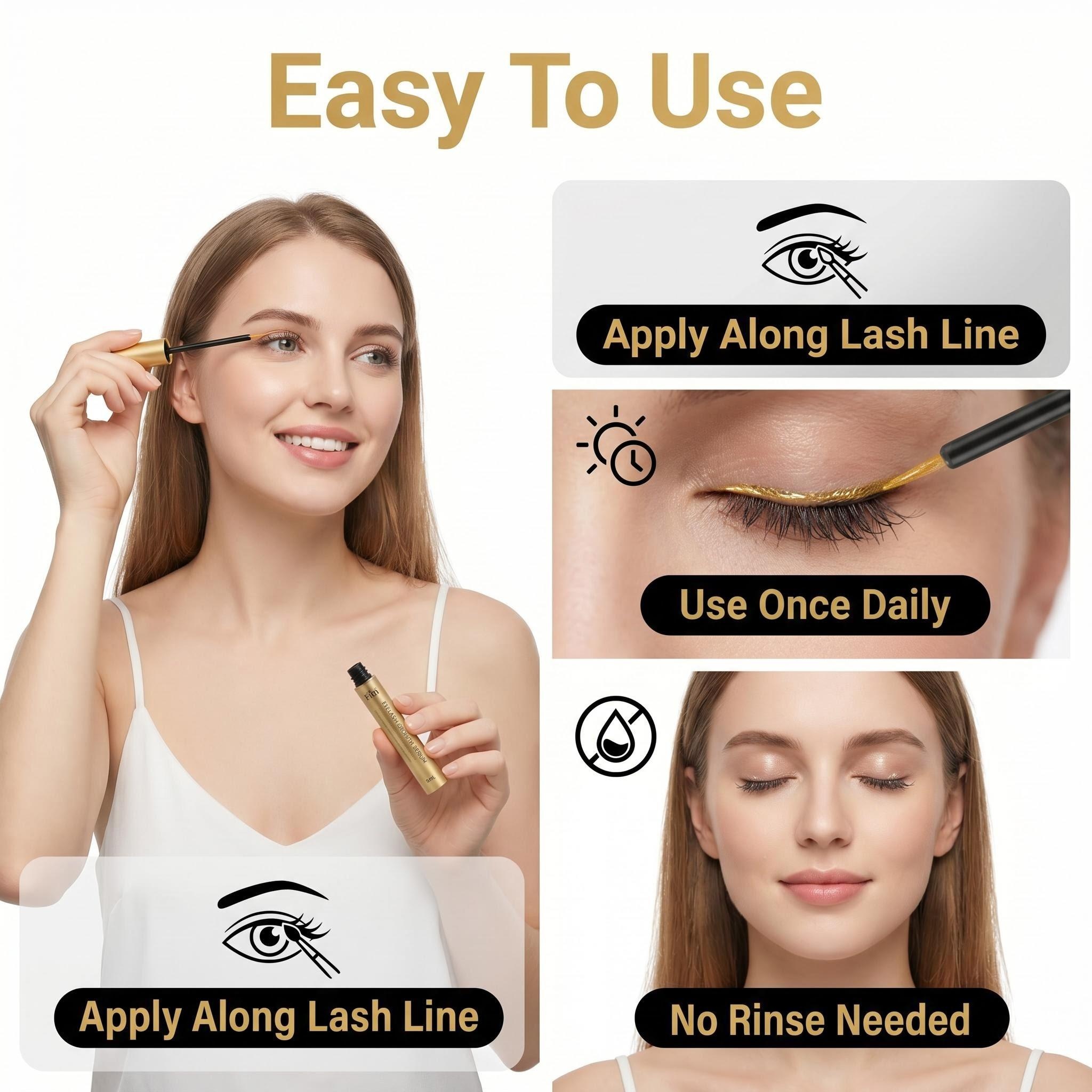 Eyelash Growth Serum Lash And Brow Enhancer Set Natural Vegan Private Label Custom Logo Longer Thicker Lashes Brow Growth Liquid