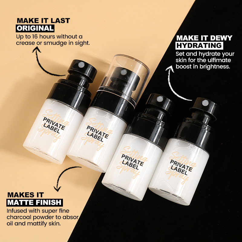 Wholesale Matte Magic Sweat-proof Mask-proof Lightweight Long Lasting Oil Control 30ml Setting Spray for Face Beauty