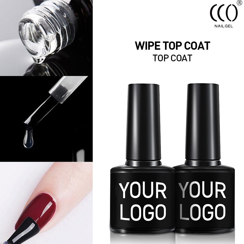 Uv Glace Cear Top Coat Diamond CCO Factory Nail Top Coat Tempered