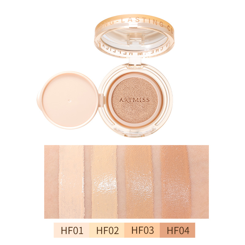 ARTMISS Overseas Hydrating Long-Lasting Lightweight Concealing Cushion Foundation Full-English Creamy Skin Finish for