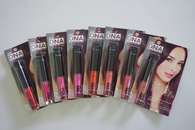 DNA Lipstick Liquid Chemical-Based Lip Color with Top Coat Mistine From Thailand