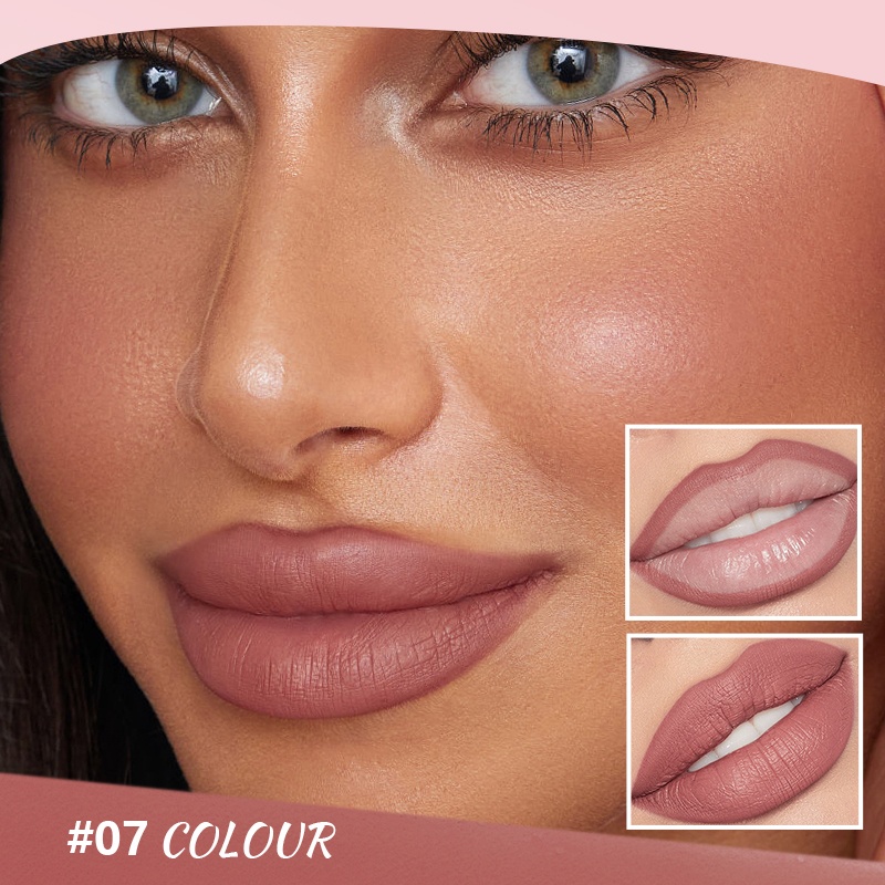 Pudaier High Pigmented Creamy Matte Lipliner Long Wearing Lip Pencil 12 Colors Waterproof Lip OEM Makeup