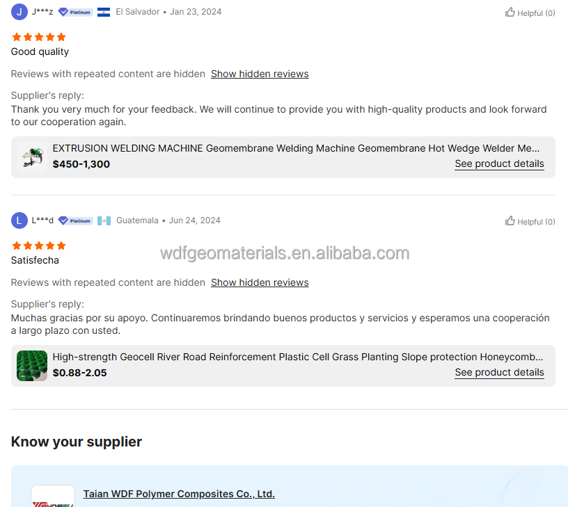 Customer review screenshot