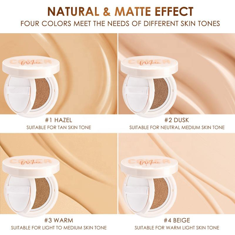 High Quality Matte BB Cushion for Sensitive Skin Sponge Cream Concealer Cushion Foundation Liquid Female