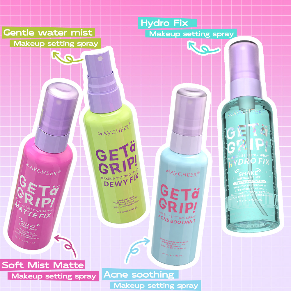 Cross-border English Version MAYCHEER MIST Setting Spray Matte Finish Water-gloss Oil Control Non-smudging Non-tightening