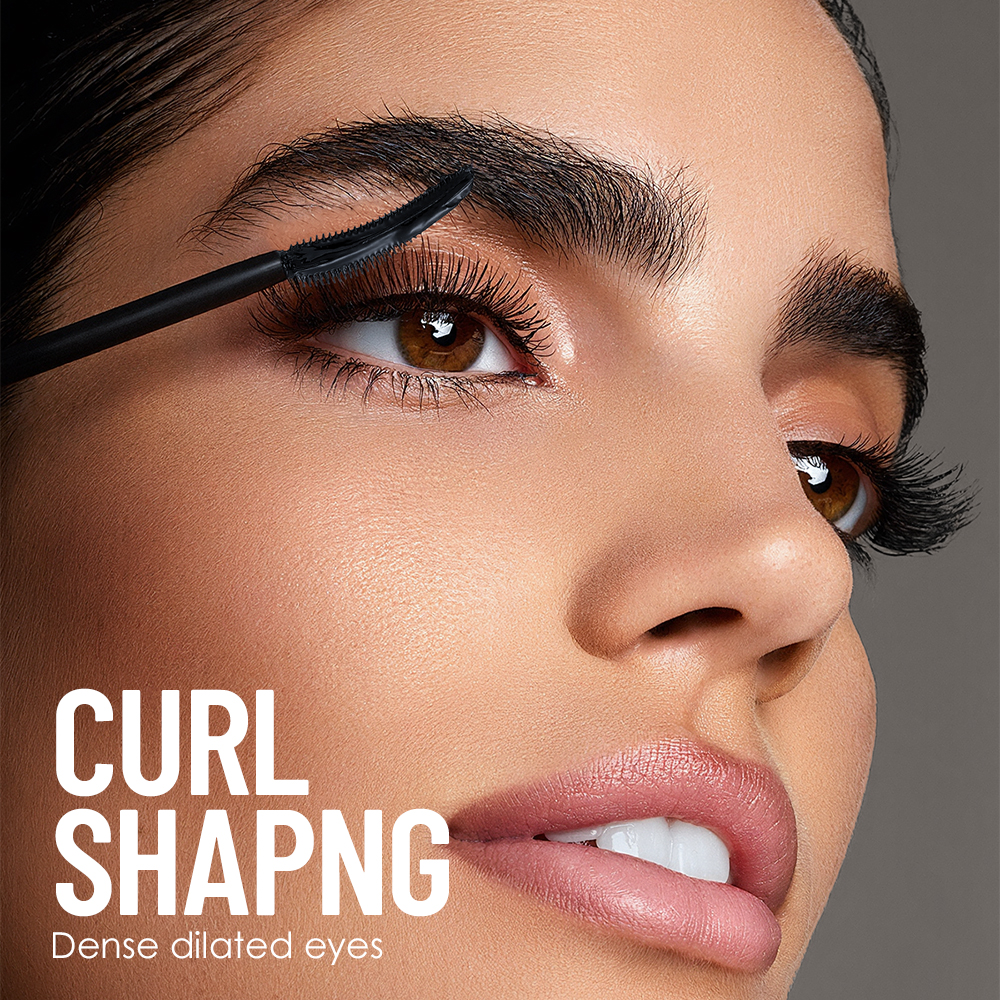 12ml Lengthening Volumizing Curling Mascara Waterproof Sweatproof Long Lasting Natural Separated Lashes Eye Makeup