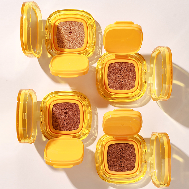 SPF 45+ Full Coverage Liquid Sunscreen Cushion Foundation Custom Natural BB CC Cream Dark Cushion Concealer Factory Direct