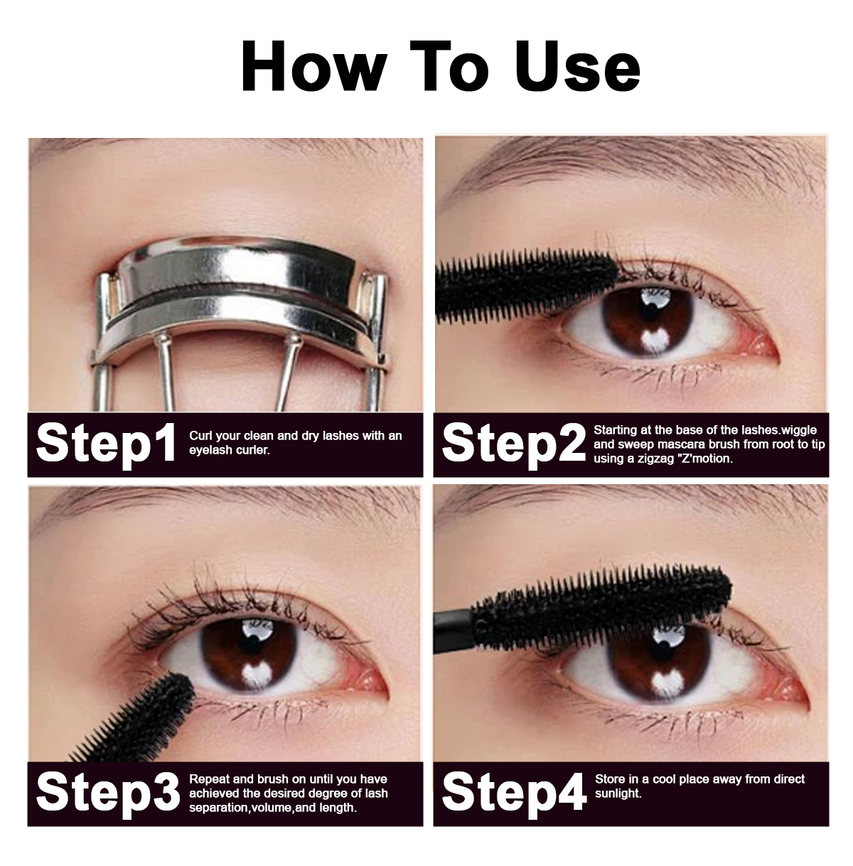 Lash Eyelash Extension Korea Low Moq Oil Free Wholesale Custom Long Lasting 3D Fiber Cruelty Free Private Label Vegan Mascara