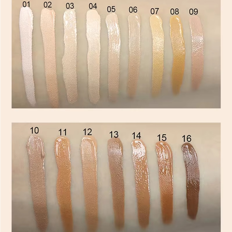 Wholesale High Quality Cosmetics Full Coverage Vegan Facial Concealer Bronzer Long-lasting Private Label Liquid Contour