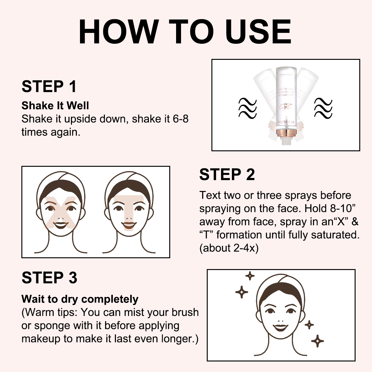 PHOERA Setting Spray Details