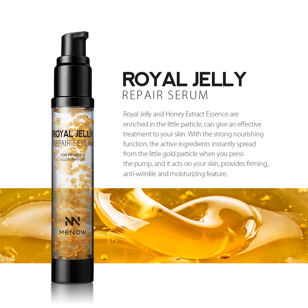 Menow SC12 OEM\ODM Private Label Pre-Makeup Face Cream Royal Jelly Repair Essence Waterproof Primer Cosmetics Factory Wholesale