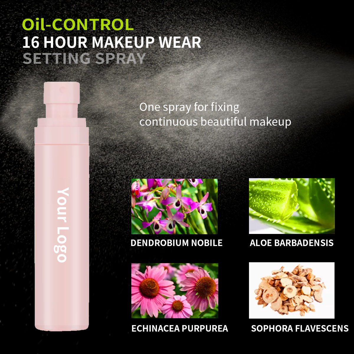 Custom Your logo Setting Spray Vegan Make up Oil Control Setting Spray Mist Private Label Waterproof Setting Spray