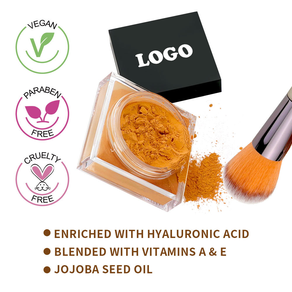 Foundation Makeup Setting Powder Matte Finish High Definition 14 Colors Oil-Control Bakes Loose Powder