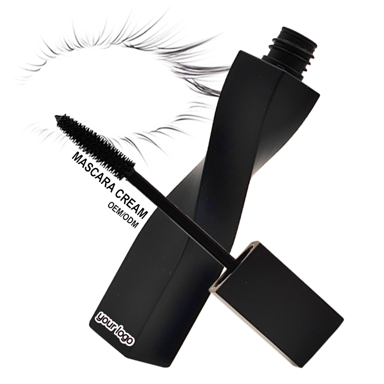 Hot Selling Private Label Vegan Liquid Mascara Waterproof &amp; Curl-Defining Silk Fiber Eyelash Lengthening Wholesale