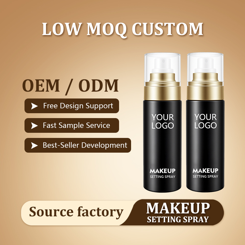 SHS OEM ODM Ultra-Fine Mist 24H Long-Wear Matte Oil-Control Formula Waterproof Sweat-Proof Private Label Makeup Setting Spray