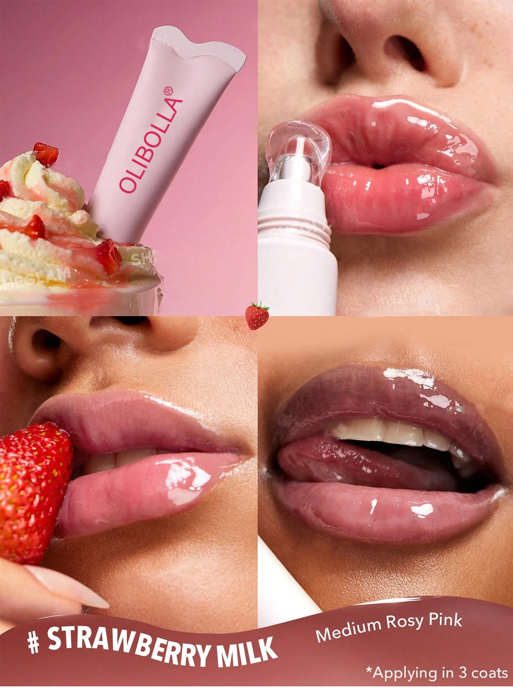 Private Label High Shine Moisturizing Nourishing Vegan Lip Glossy Long Lasting Waterproof Liquid Lip Gloss