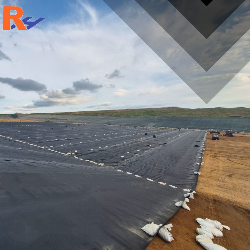 China Hdpe Liner Suppliers 0.75mm HDPE Geo-membrane Liner for Water Reservoirs and Storage Pond Geosynthetic Liner