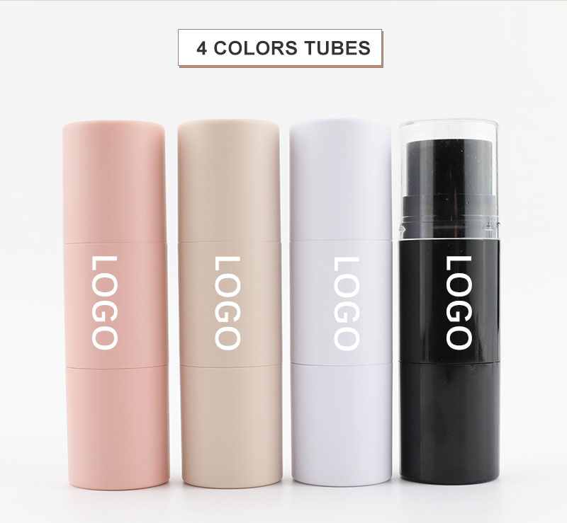 Private Label Makeup Foundation Face Concealer Pro Cream Bronzer Contour Stick Brush Tube Color Choose Freely Mineral Ingredient