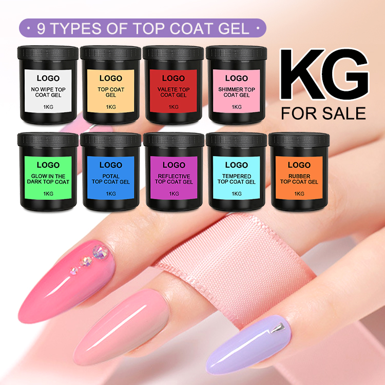 Caixuan 9 Types of Top Coat Bulk Capacity No Wipe Top Coat Tempered Top Coat