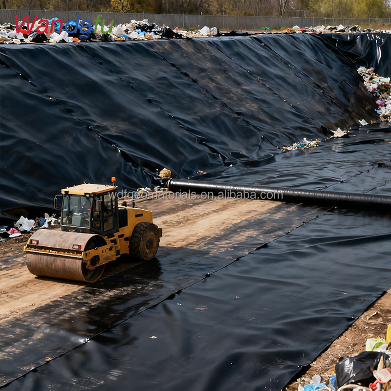 HDPE Geomembrane installation